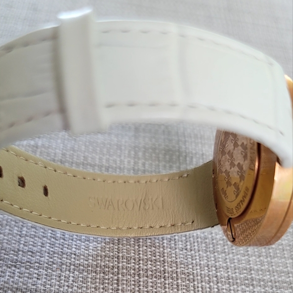SWAROVSKI Ladies Leather Strap Watch - Picture 9 of 14